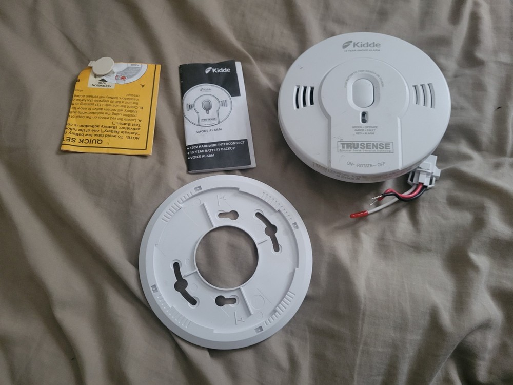 Rare Prototype Kidde Trusense 3050-VAS10 Hardwired 10 Year Smoke Alarm