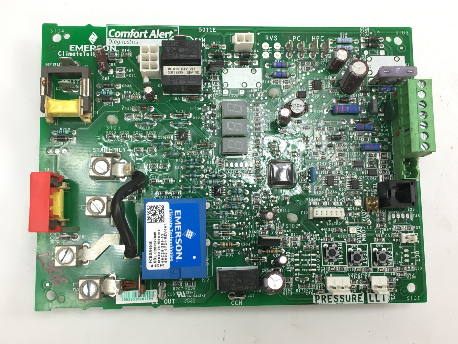 Goodman PCBGR104S 2 Stage PCB Control Circuit Board 49C25-289-02 used #D306 gallery
