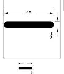 Reese-Thresholds, Assembly Component 1/2″ x 1/8″ FIRE RATED – UL10B FIRE TESTED.