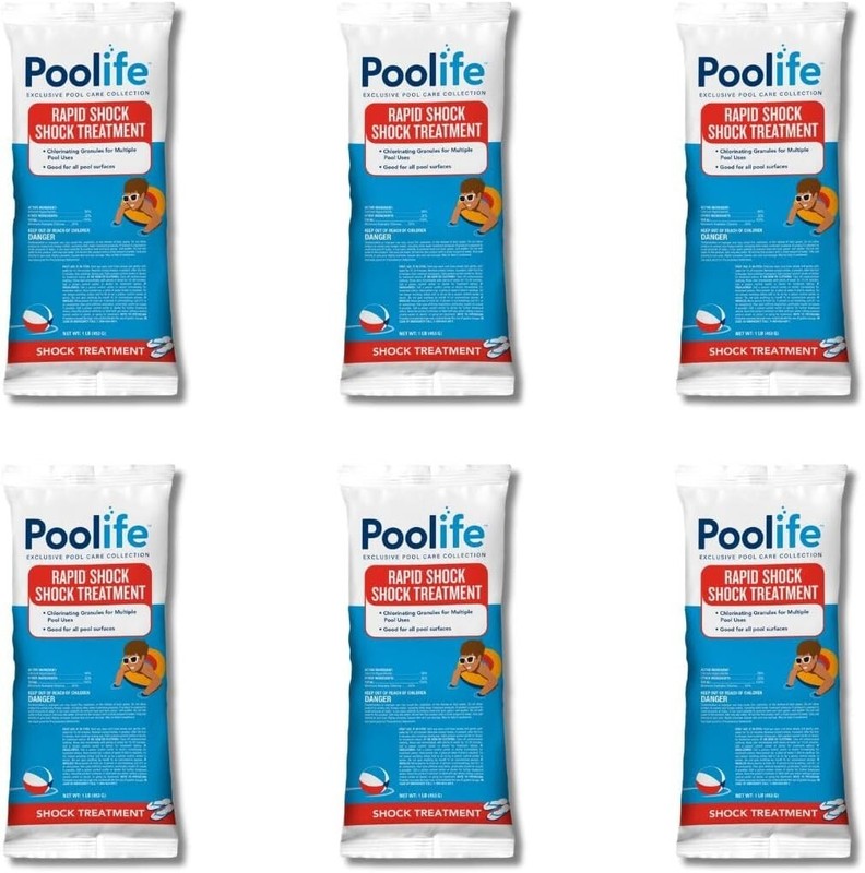 Poolife RapidShock 68% Chlorine Pool Shock 1 lb Bag EPA : 1258-913 gallery