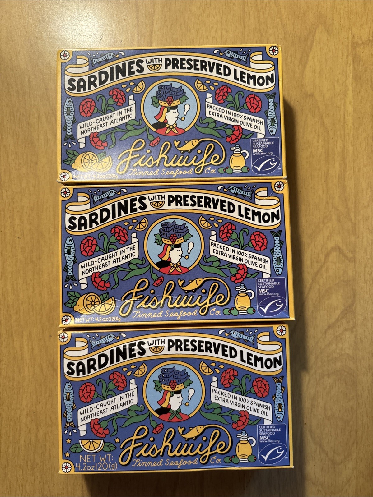 Fish wives Sardines with Preserved Lemon 3 Pack gallery