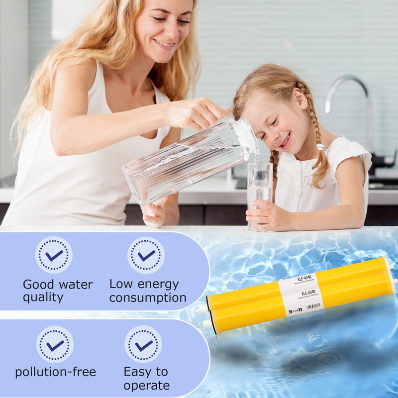 XLE 4040 Reverse Osmosis Membrane for DOW Filmtec Membrane Replacement 4"x40" US gallery