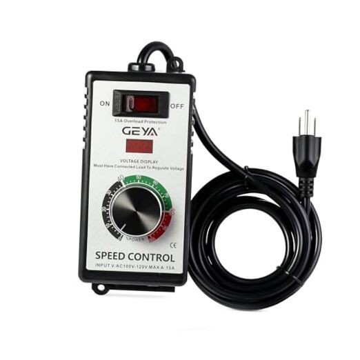 100V-120V 15A AC Motor Speed Controller with Overload Protection, Variable gallery