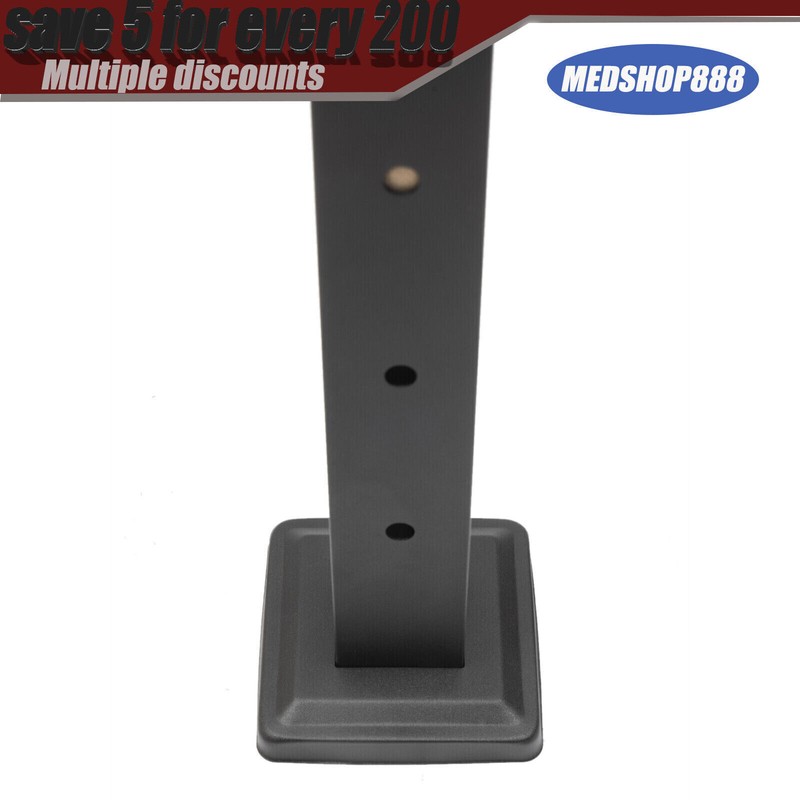 4PCS 36 × 2 × 2 in Adjustable 304 Stainless Steel Cable Railing Posts Black gallery