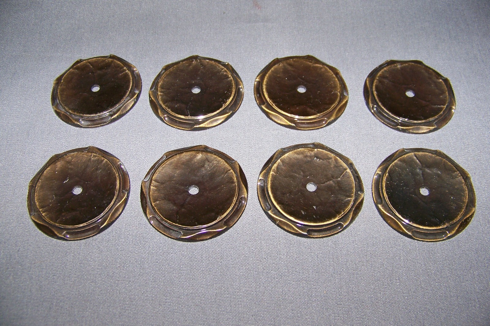 Eight, Reproduction, LIGHTWEIGHT, Pot Metal, Furniture Rosettes - SEE INFO gallery