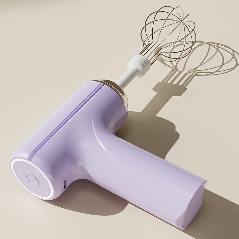 Cordless Handheld Mixer, Baking Tool, Easy Clean Space Saving for Home Kitchen gallery