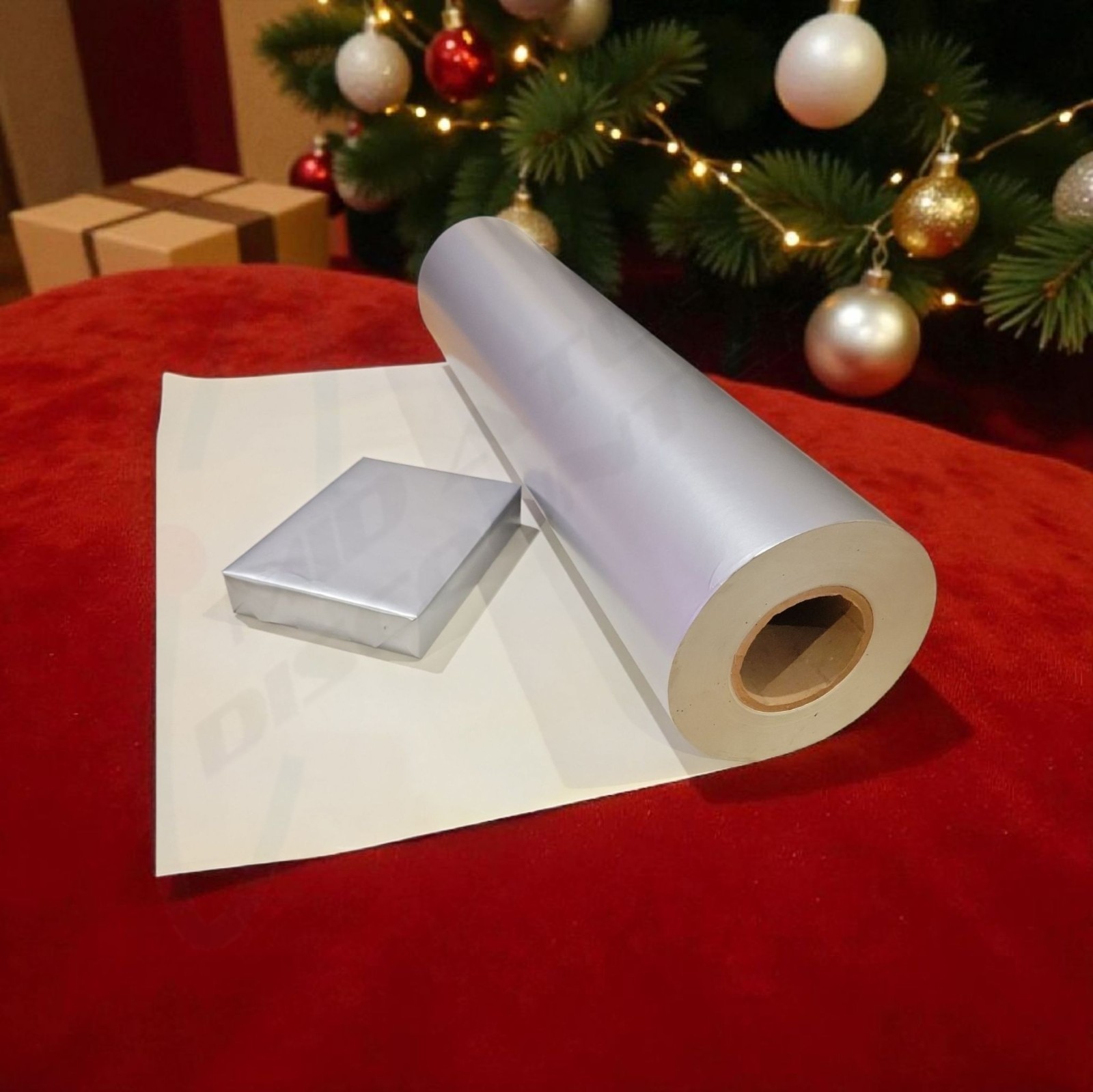 Matte Silver Kraft Heavy Duty Gift Wrap Wrapping Paper 30" X 833' X-Large Roll gallery