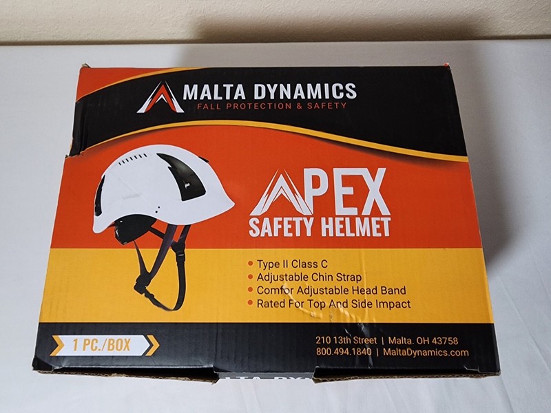 Malta Dynamics Apex Type 2 Class C Top Side Protection Safety Helmet Visor gallery