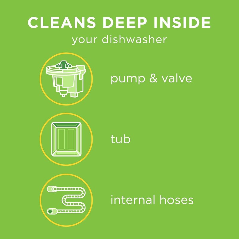 Dishwasher Cleaner Tablets 6 Count Helps Remove Odor Limescale Bacteria gallery