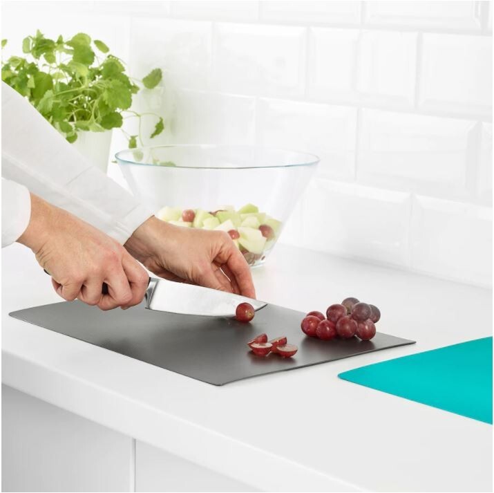 2PC Rectangular Plastic Flexible Kitchen Cutting Board Chopping Mat 12 x 15 gallery