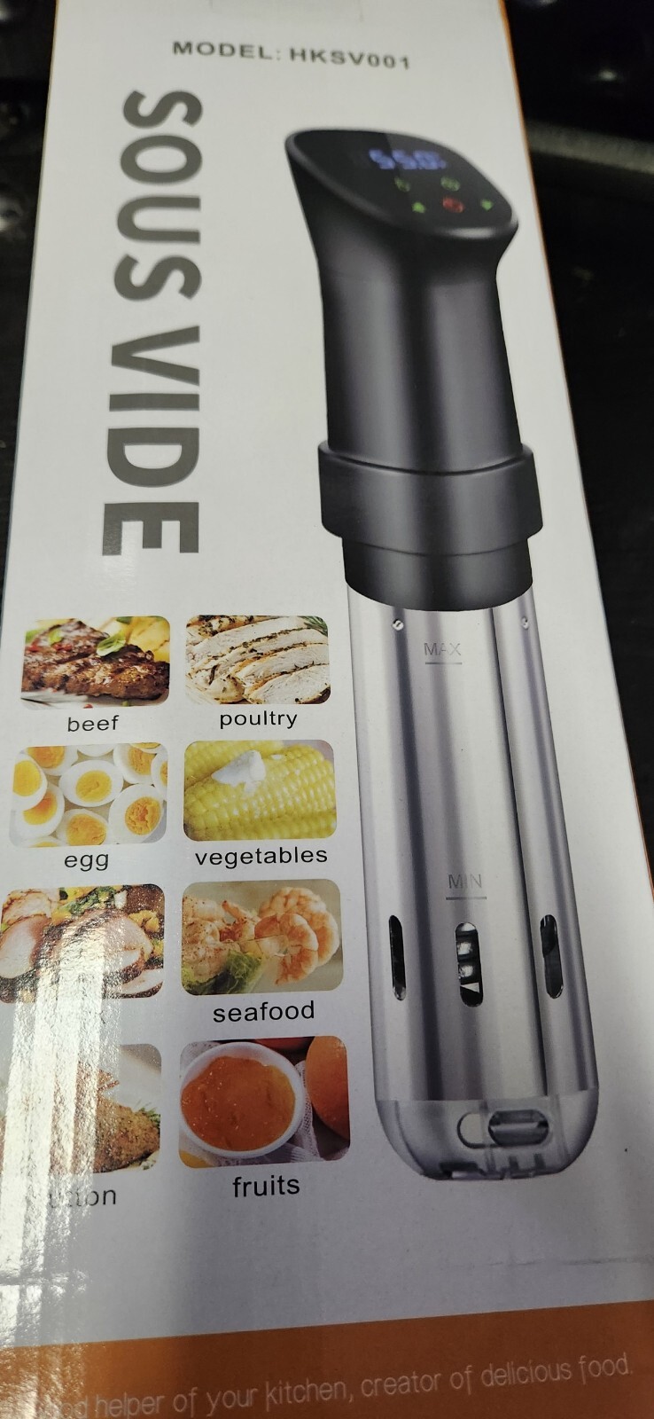 Sous Vide Machine 1100W Fast Heating Thermal Immersion Digital Touch Screen BNIB gallery