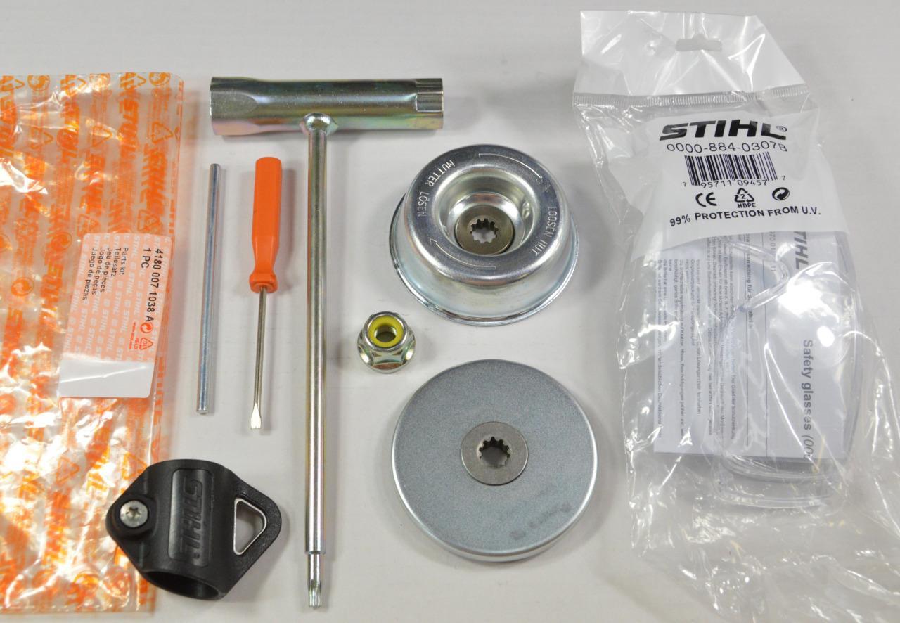 Stihl Blade Attachment Trimmer Brush Cutter Adapter Kit 4180-007-1038 FS131 etc gallery