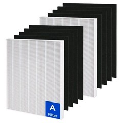 [2+8 Pack] 115115 Replacement Filter A Size 21 for Winix PlasmaWave C535, 5300