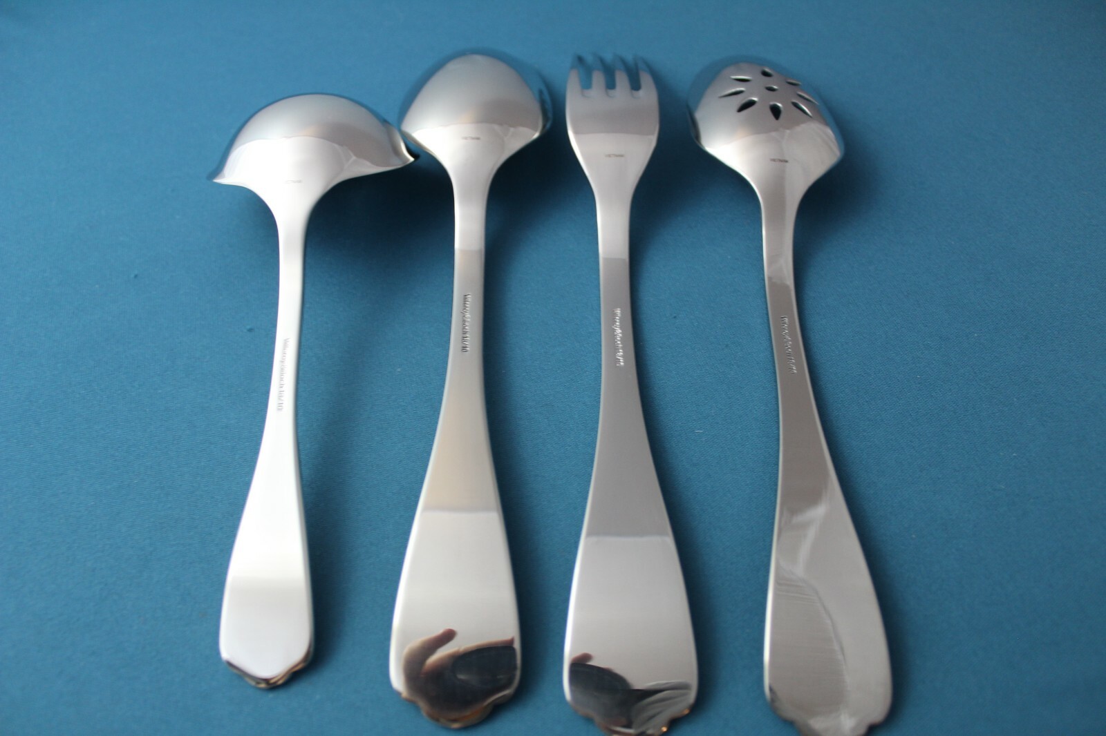 Villeroy Boch MEDINA Serving (4pc Set) Tablespoon Fork Pierced 18/10 Vietnam NEW gallery