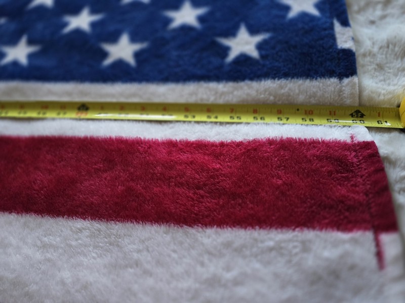 Supreme Throw 60×48" American Flag Plush Vibrant Colors gallery