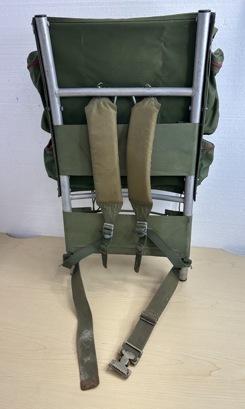 Vintage KELTY PACK Hiking Backpack 27” External Frame Green Read 4