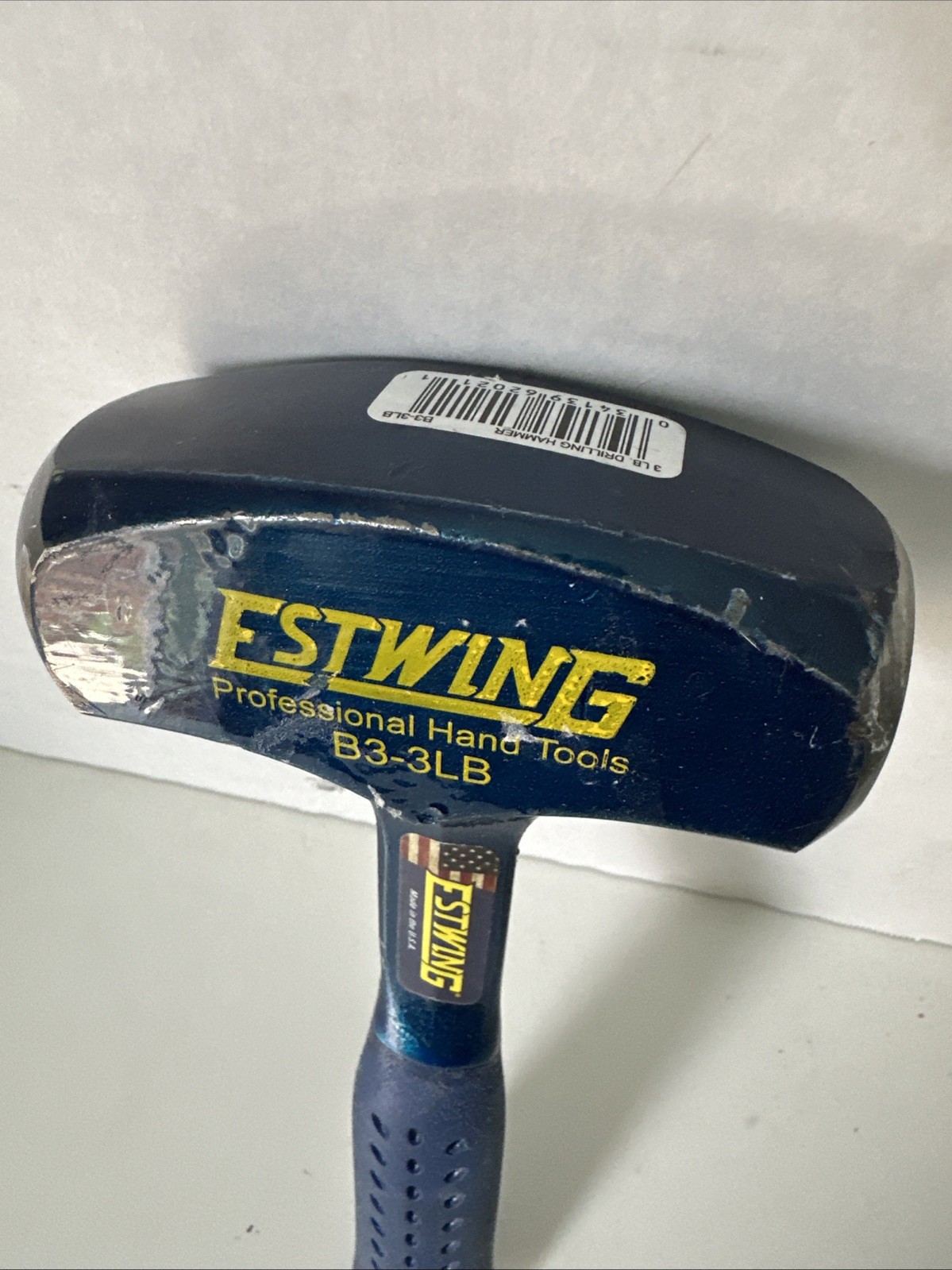 B3-3LB 3 lb Estwing Hand Drilling Sledge Hammer Solid Steel Shank Cushion GripUS gallery