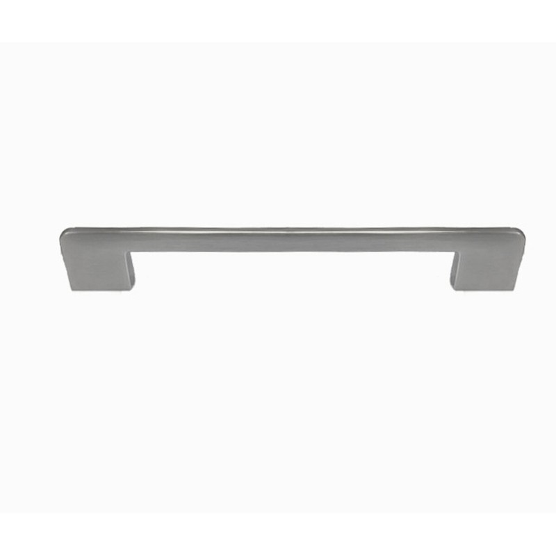 Flat Square Bar Pull Handle Kitchen/Bath Cabinet Hardware Nickel Stainless Steel gallery