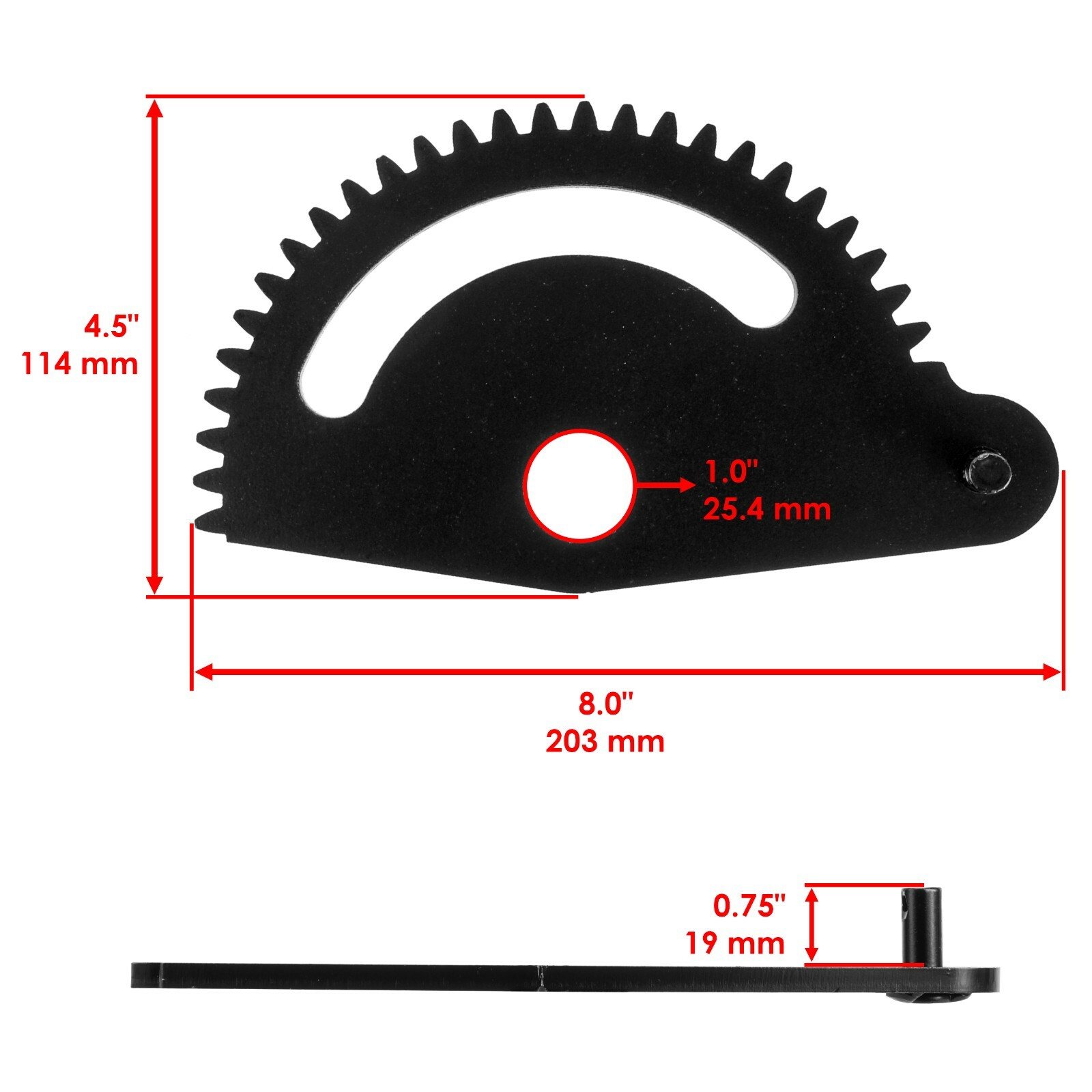Steering Rack Sector Gear Plate for Toro 88-5200 gallery