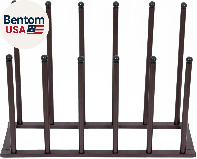 Bronze Tone Metal Freestanding Boot Rack, Shoe Rack for Mens Womens Cowboy Boots gallery