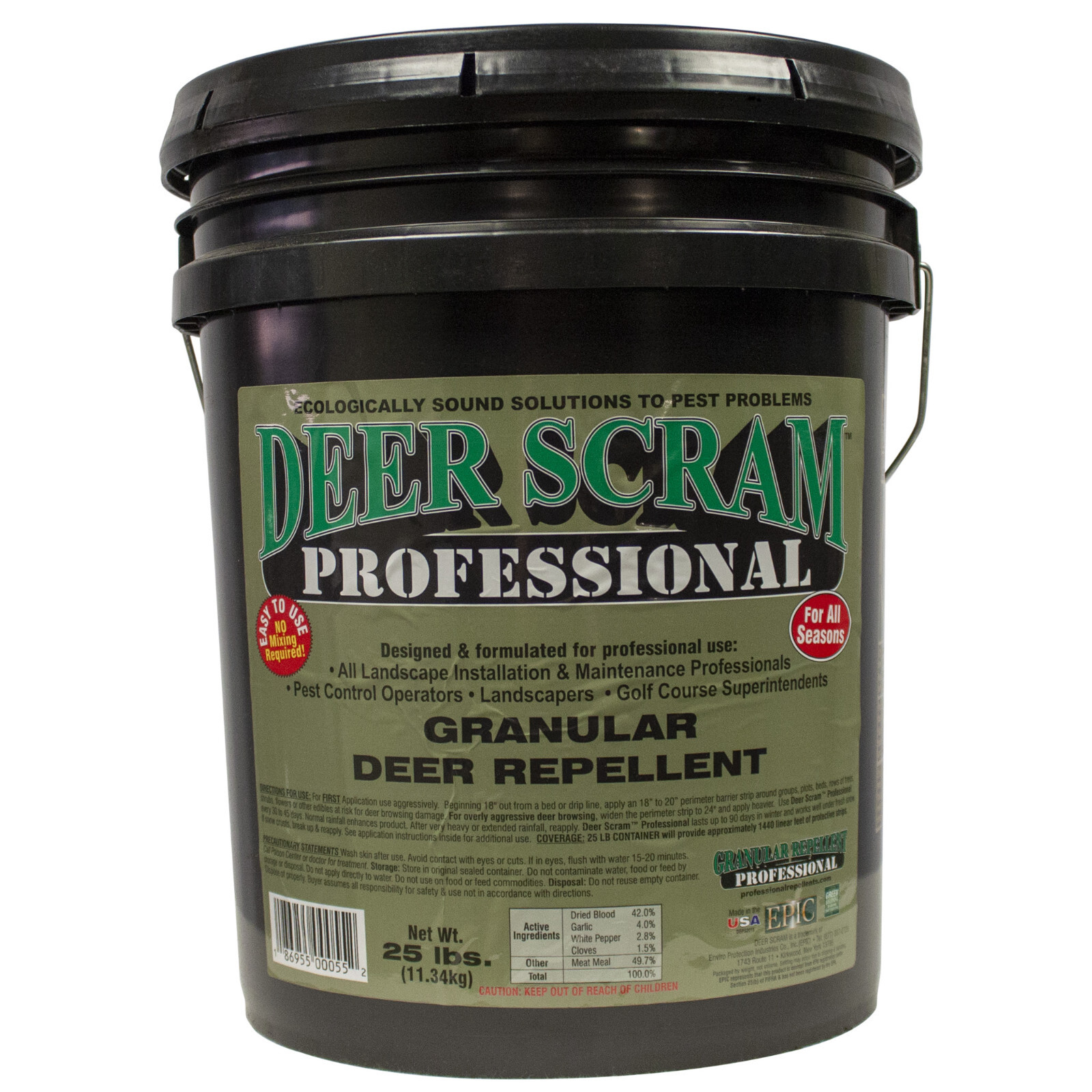 Deer Scram Professional Snake Repeller Granules 25 Lb Covers Up To 27,900 sq ft gallery