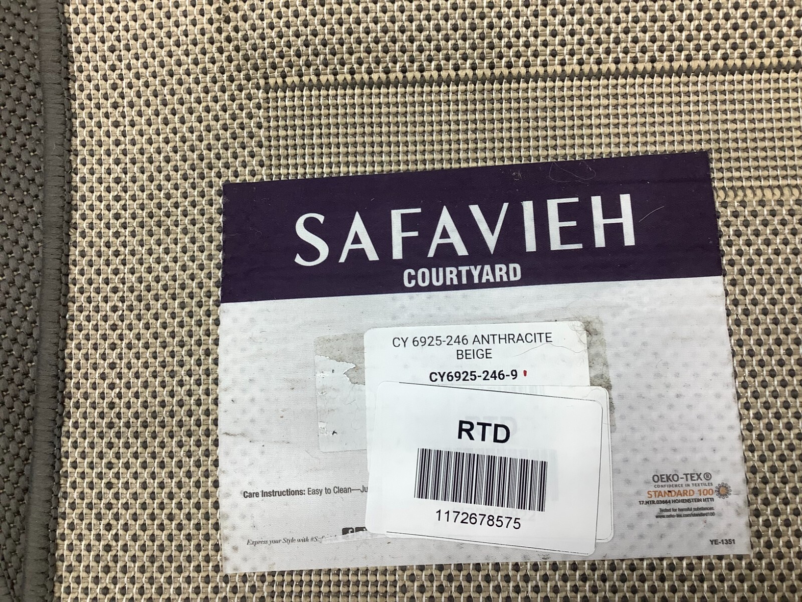 ANTHRACITE BEIGE 9'-0" x 12'-0" Cut on Rug Reduced Price 1172678575 CY6925-246-9 gallery
