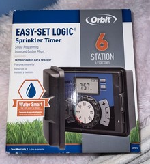 ORBIT Easy Set Logic Indoor Outdoor 6 Station Retail Packaging Plug And Go – NEW