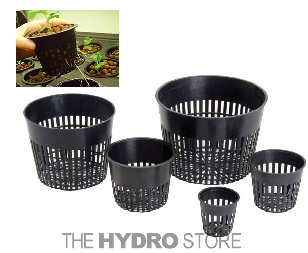Net Pot Mesh Flex Pot Net Cup - AEROPONIC GROW BASKET HYDROPONIC SEED CLONING gallery