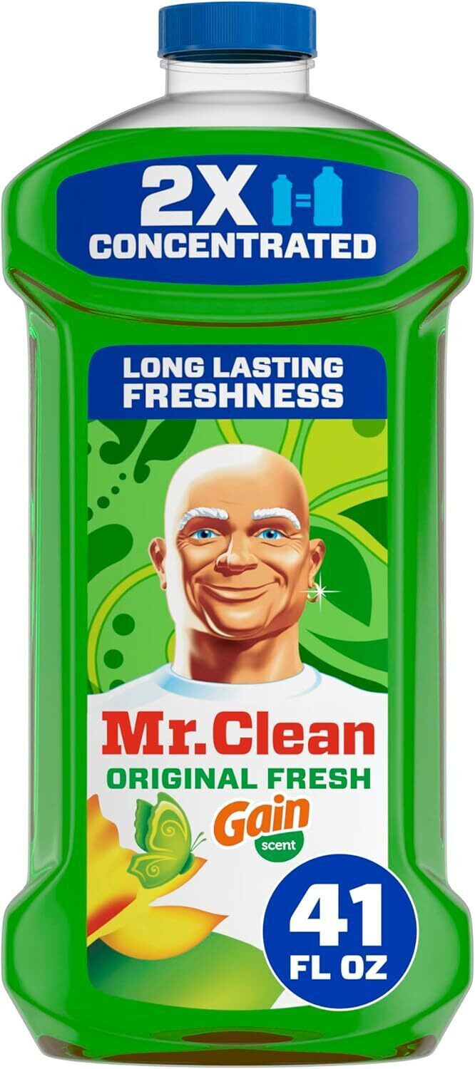 Mr. Clean 2X Concentrated Multi Surface Cleaner with Gain Original Scent 41 oz gallery