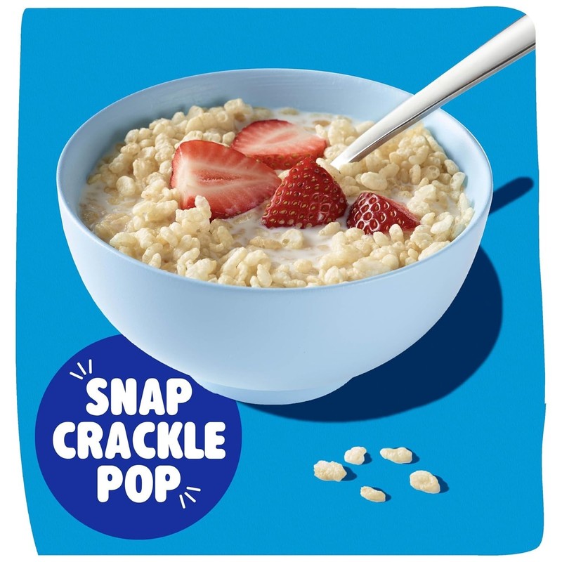 Kellogg's Rice Krispies Cold Breakfast Cereal, 8 Vitamins and Minerals, - 12Oz gallery