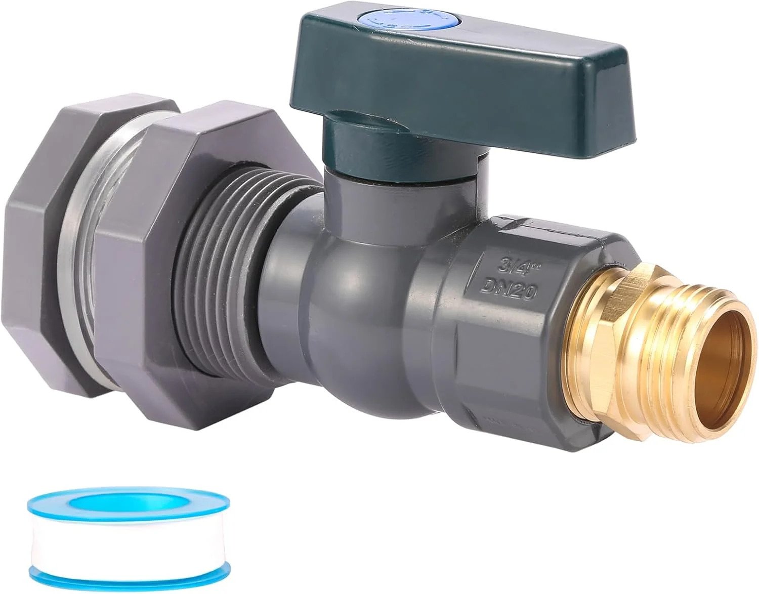 3/4 Inch Rain Barrel Spigot Kit - BILAL Water Barrel PVC Garden Diverter Kit wit gallery
