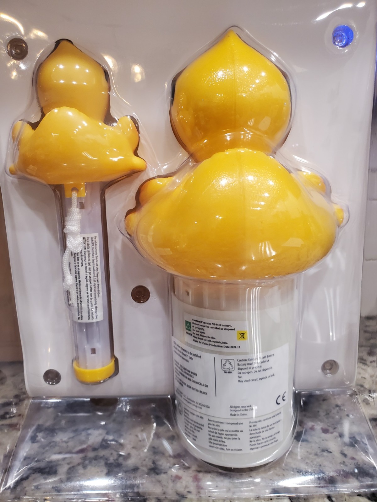 Solar Floating Derby Duck Chlorinator and Thermometer Combo Pack gallery