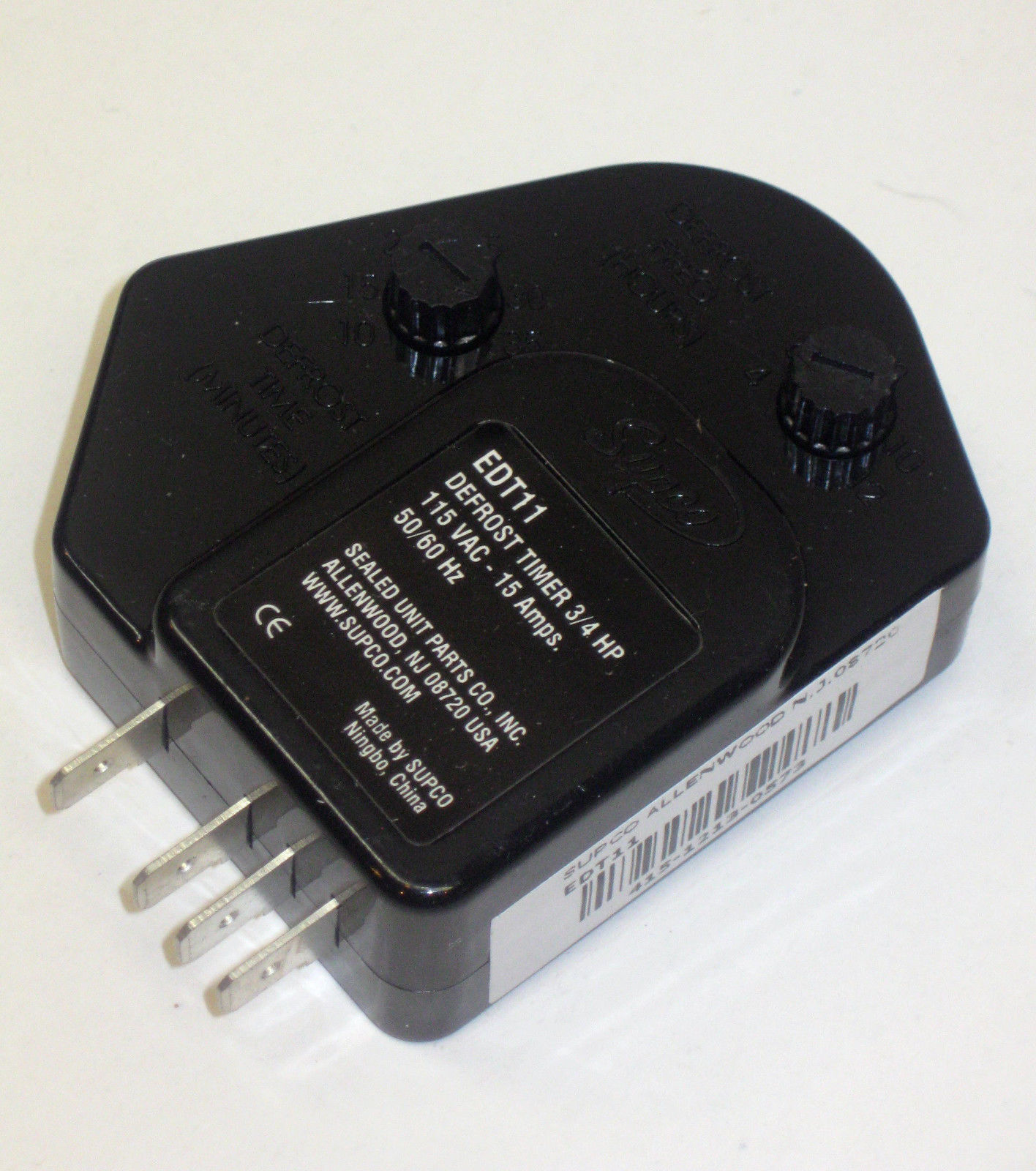 EDT11 SUPCO Refrigerator Defrost Timer Control Universal 120 Volt 15 Amp gallery