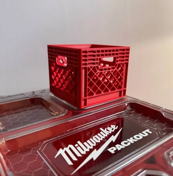 Milwaukee Packout Mini Crate - 3D Printed Storage Bin! Made in the USA! gallery