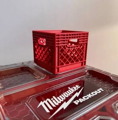 Milwaukee Packout Mini Crate – 3D Printed Storage Bin! Made in the USA!