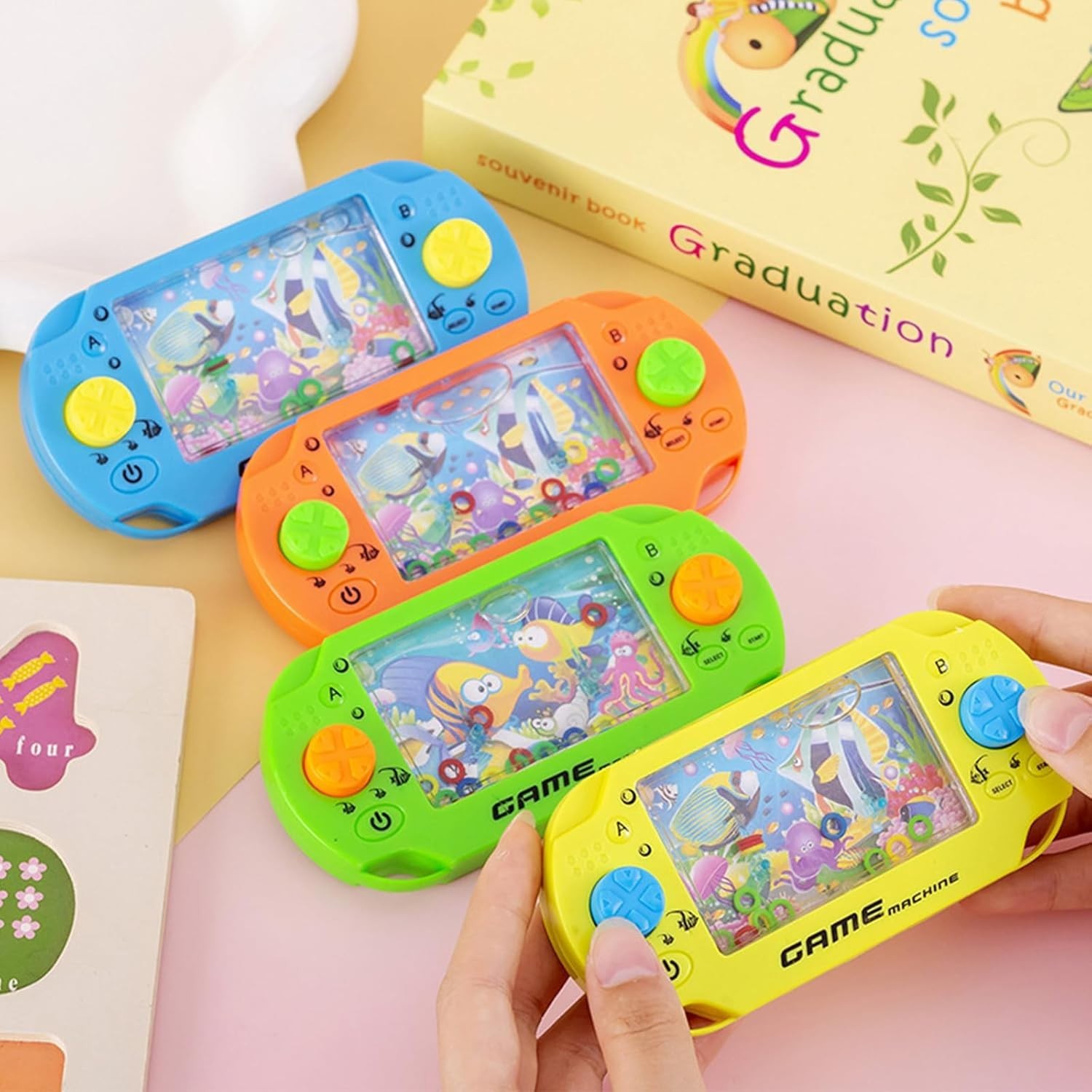 5 Pack Handheld Water Ring Games Kids Party Favors Goodie Bag Birthday Prizes Xl gallery