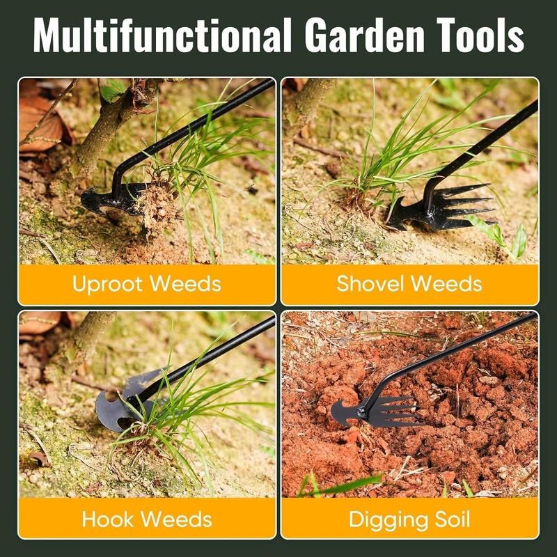 Weed Puller Tool Garden Weed Pulling Tool, Portable Garden Weeder Tool Uprooting gallery