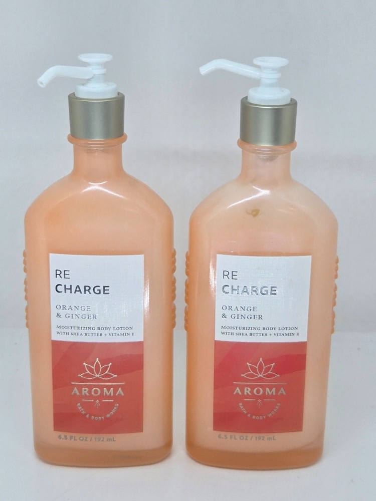 Bath Body Works Aromatherapy Orange Ginger Body Lotion - 6.5oz x2