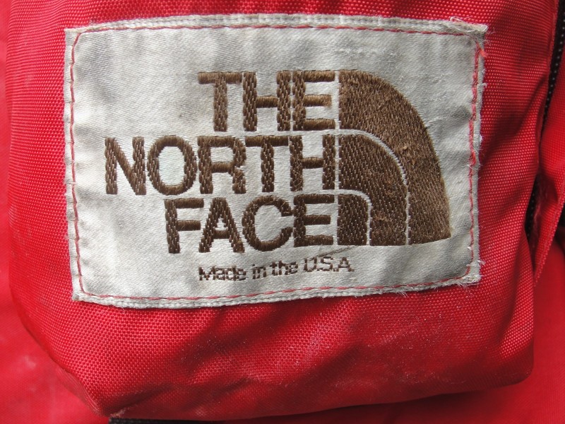 NORTH FACE BACKPACK brown tag hiking back pack internal frame mountaineering the 2