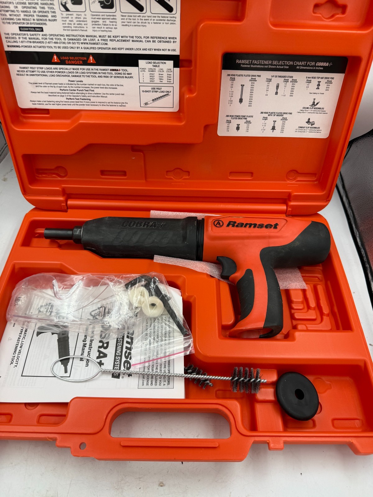 Ramset Cobra+ 0.27 Caliber Semi-Automatic Powder Actuated Tool Model 16944 gallery
