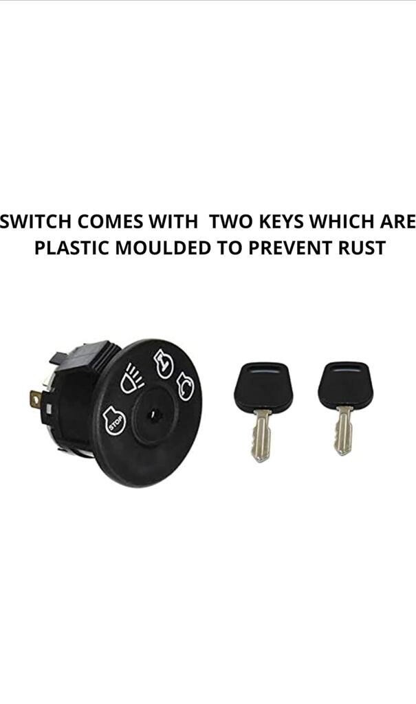 IGNITION KEY SWITCH w/ KEY for HUSQVARNA 532163968 532175566 Lawn Mower Tractor gallery
