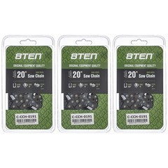 Semi Chisel Chainsaw Chain 20 Inch .063 3/8 72DL for Stihl Husqvarna 3 Pack