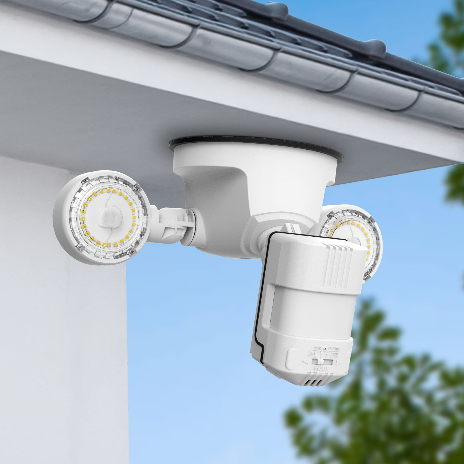 SANSI 25W 3000lm LED Security Lights Motion Sensor Outdoor Yard Lamp Flood Light gallery