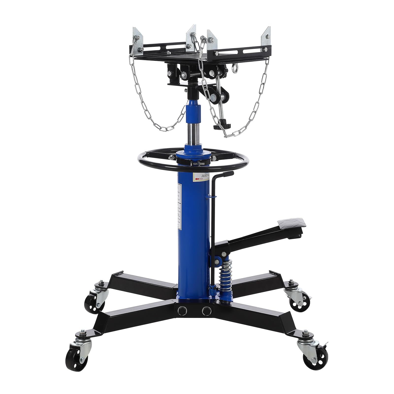 ⏸😸✔️Transmission Jack 1100 lbs Capacity 2 Stage Adjustable Hydraulic 33.8 "to 7 gallery