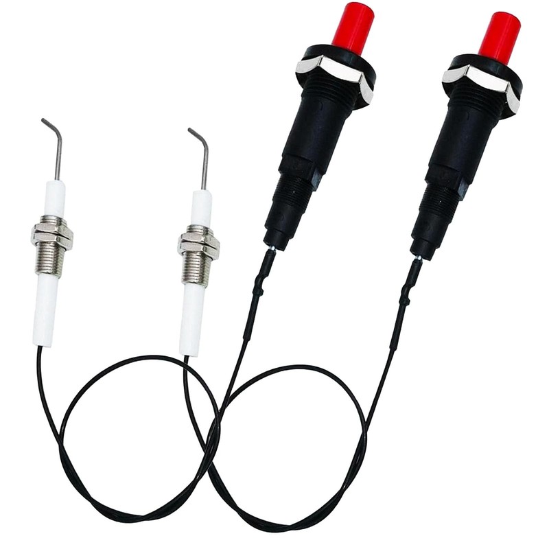 2 Set 11.8" Long Propane Push Button Piezo Igniter Kit Gas Grill/Range/Heater gallery