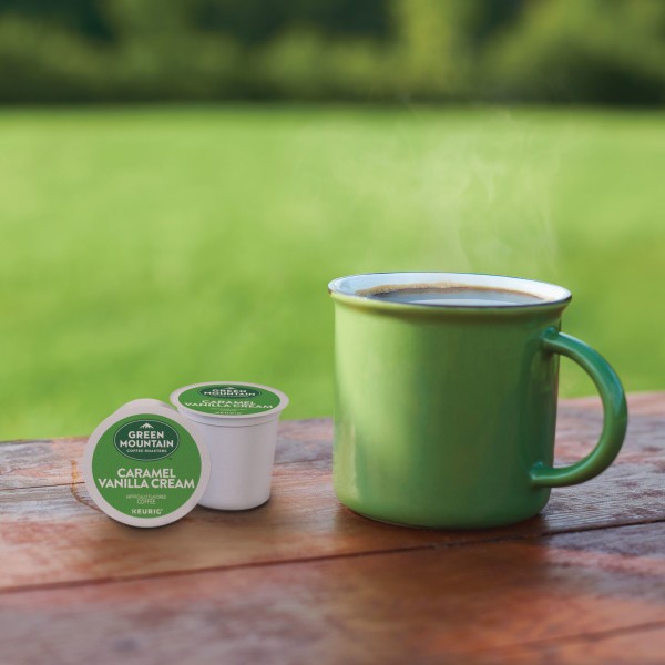 Green Mountain Coffee Roasters Caramel Vanilla Cream Coffee, K-Cups, 24 Count gallery