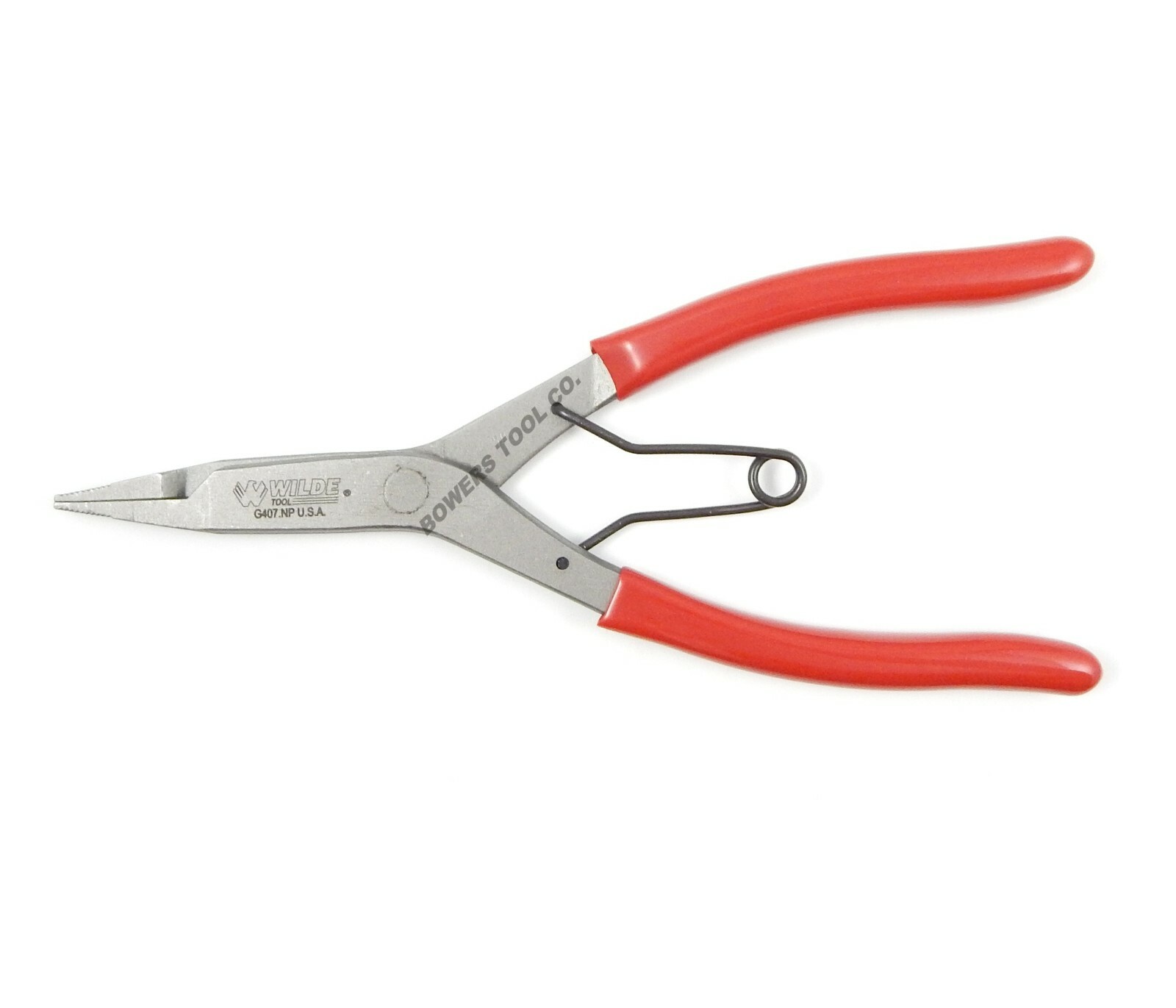 Wilde 9" Straight Lock Ring Pliers Snap Retaining Ring Satin Finish Made in USA gallery