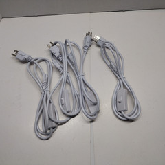 4 PCS 5FT POWER CABLE With Switch For PC T8 T5 Integrated LED Tube Light 3 PIN