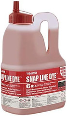 Marking Tools – Dark Red 6-Lb Semi Permanent Snap-Line Dye with Durable Bottle &