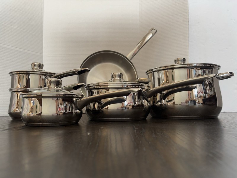 ChefLine 10 Pc Stainless Cookware Set Artistry Pro Thermocore Indonesia 18/10 gallery